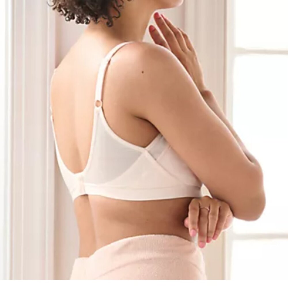 44 DD Breezies Natural Embrace Underwire Contour TShirt Bra Buff Nude